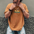 Street Fashion Simple Printing Casual Loose Round Neck Short Sleeve T-Shirt