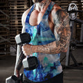 Easter Cross Pattern Trend Street Casual Tank Top