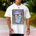 Abstract Personality Graphic Letter Casual Men's T-Shirt