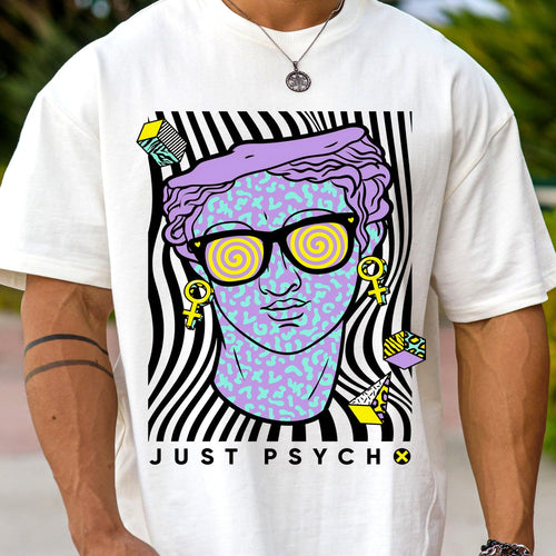Abstract Personality Graphic Letter Casual Men's T-Shirt