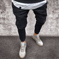 Casual Patch Denim Pants