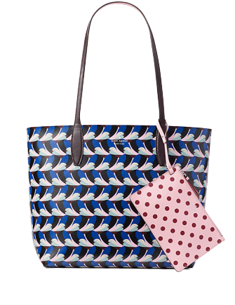 Kate Spade New York Arch Love Birds Large Reversible Tote