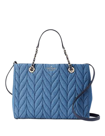 Kate Spade New York Briar Lane Quilted Denim Meena Satchel