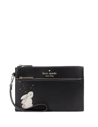 Kate Spade New York Bunbun Bunny Medium Wristlet Wallet