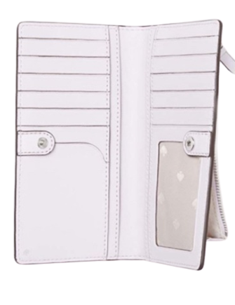 Kate Spade New York Cameron Floral Ditsy Large Slim Bifold Wallet