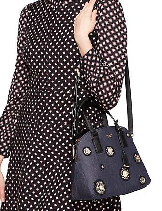 Kate Spade New York Cameron Street Embellished Denim Lottie Satchel