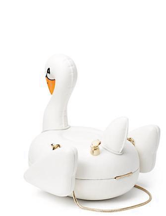 Kate Spade New York Checking In 3d Swan Pool Float Bag