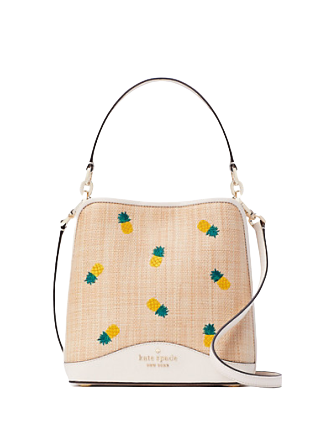 Kate Spade New York Darcy Small Pineapple Bucket Bag