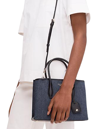 Kate Spade New York Eva Denim Small Zip Top Satchel