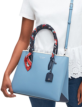 Kate Spade New York Eva Scarf Handle Medium Top Zip Satchel
