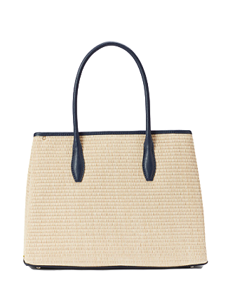 Kate Spade New York Eva Straw Medium Top Zip Satchel