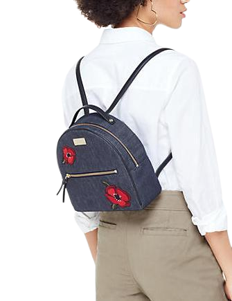 Kate Spade New York Grove Street Denim Poppy Sammi Backpack