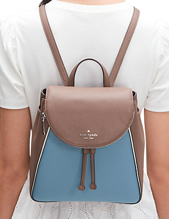 Kate Spade New York Leila Colorblock Medium Flap Backpack