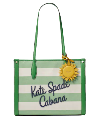 Kate Spade New York Market Cabana Canvas Medium Tote