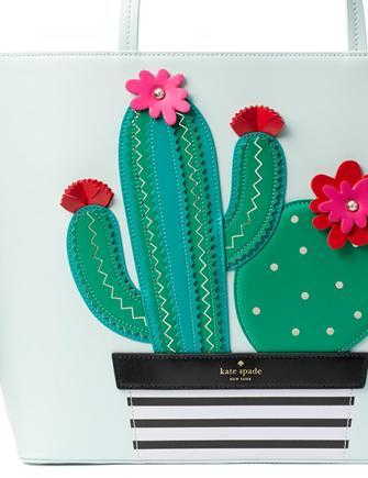 Kate Spade New York New Horizons Cactus Little Len Tote