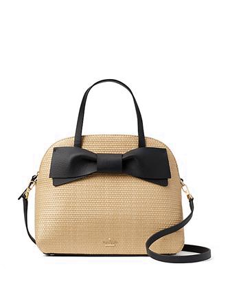 Kate Spade New York Olive Drive Straw Lottie Satchel