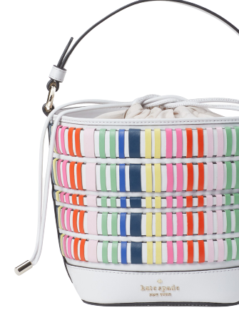 Kate Spade New York Pippa Woven Small Bucket Bag