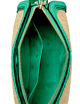 Kate Spade New York Reiley Straw Dome Crossbody