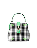 Kate Spade New York Remedy Gingham Small Top Handle Bag