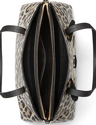 Kate Spade New York Run Wild Leopard Print Lottie Satchel