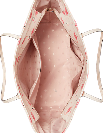 Kate Spade New York Shore Street Festive Flamingos Margareta Tote