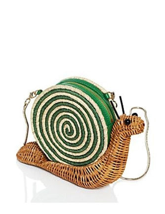 Kate Spade New York Spring Forward Wicker Snail Clutch