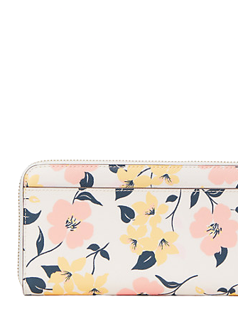 Kate Spade New York Staci Lily Blooms Boxed Large Continental Wallet