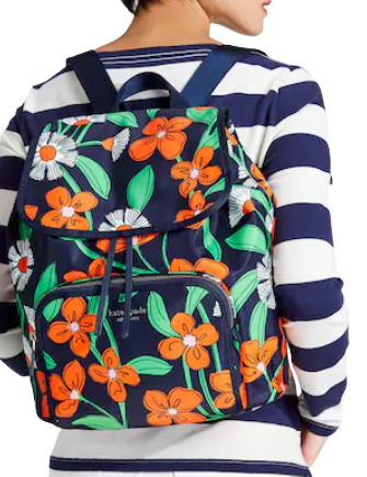 Kate Spade New York The Little Better Sam Daisy Vines Medium Backpack
