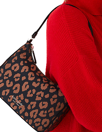 Kate Spade New York The Little Better Sam Leopard Small Shoulder Bag
