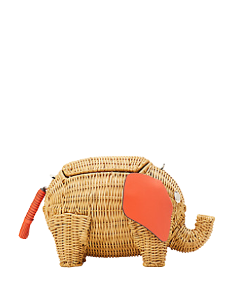 Kate Spade New York Tiny Wicker Large Elephant Crossbody