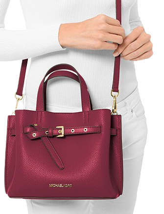 Michael Michael Kors Emilia Small Pebbled Leather Satchel