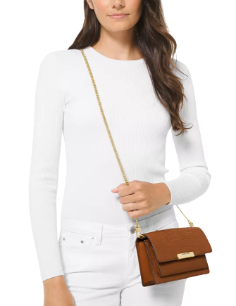 Michael Michael Kors Jade Extra Small Leather Wallet Crossbody
