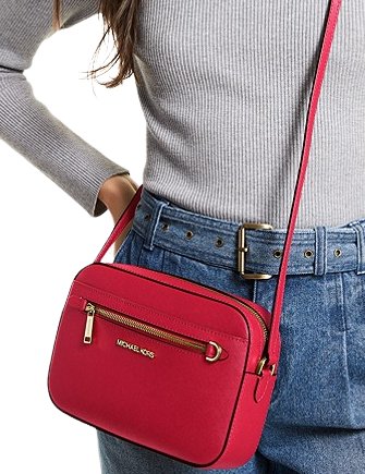 Michael Michael Kors Jet Set Large Saffiano Leather Crossbody Bag