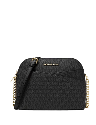 Michael Michael Kors Jet Set Travel Medium Logo Dome Crossbody Bag