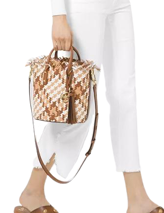 Michael Michael Kors Marley Medium Leather Bucket Messenger Bag