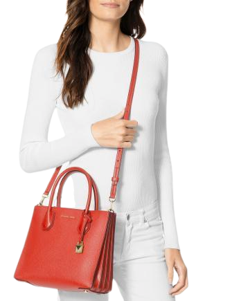 Michael Michael Kors Mercer Small Leather Accordion Tote