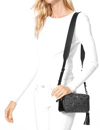 Michael Michael Kors Metallic Deco Small Camera Bag