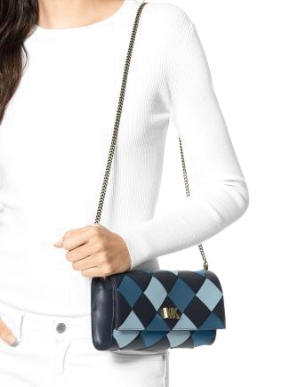 Michael Michael Kors Mott Woven Leather East West Clutch