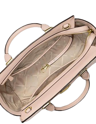 Michael Michael Kors Sylvia Medium Crossgrain Leather Satchel